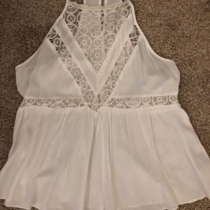 Forever 21 white lace top